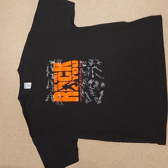 Vintage We Will Rock You Musical TShirt - Picture 1 of 3